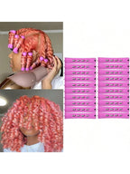 مجموعة 20 قطعة من أسياخ التجارة اليدوية والتجارية اليدوية والشعرية والشعرية والشعرية والشعرية والشعرية والشعر القصير والمتوسط ​​والقصير أدوات صالون DIY (بنفسجي 0.75 بوصة)