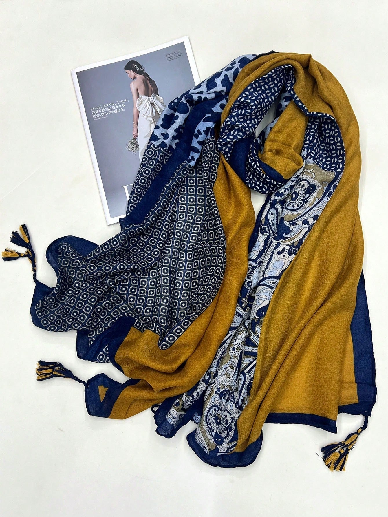 Multi-color sunscreen scarf is a must-have for women traveling, fashionable, simple and charming, classic elegant style, elegant