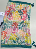 Fashionable printed hanging hardware scarf, light and refreshing sunscreen scarf for women, suitable for casual outdoor travel, ladies silk scarf/new beach towel
