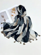 عباءة أنيقة للسيدات، عباءة حرير ملونة للحماية من الشمس في الخارج وتغطية الرأس، متعددة الاستخدامات، ربيع/صيف 