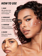 لوحة ألوان الوجه متعددة الوظائف من شيغلام "كل شيء عن ذلك الوجه"