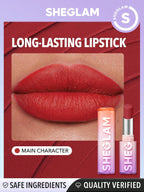 SHEGLAM Dynamatte Boom Long-lasting matte lipstick Main Character