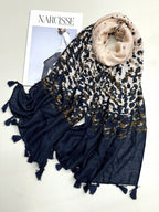 Fashion Beach Accessories New Bohemian Printed Design Tassel Scarf, Chic Colors and Modern Style Sun Travel Scarf for Women