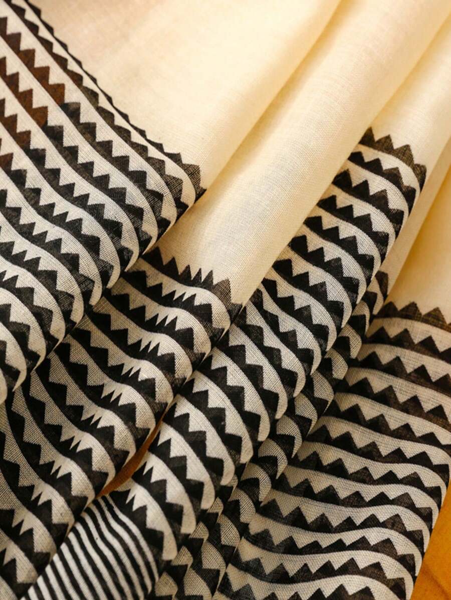 New Arrival Air Vent Short Scarf with Tassels, Fashionable Silk Teapot Scarf for Women, Spring Summer Vivid Long Scarf, Outdoor Beach Sun Protection Scarf, Versatile Head Scarf