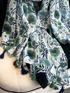 قطعة واحدة من التصميم الجديد لغطاء الرأس النسائي المطبوع بزخرفة التليفزيونية والشرشف، من خامة ناعمة متعددة الاستخدامات كحماية من الشمس والرياح، مناسبة للحياة اليومية وحفلات المصطافين والمناسبات الرسمية 