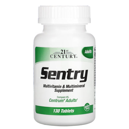 21st Century Multivitamin &amp; Mineral Supplement for Adults 130 Tablets 