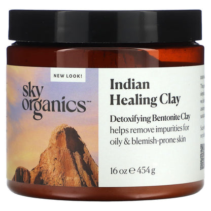 Sky Organics 100% pure bentonite clay 454 grams 