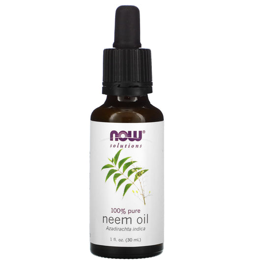 Now Foods Solutions 100% Pure Common Neem Oil 30ml