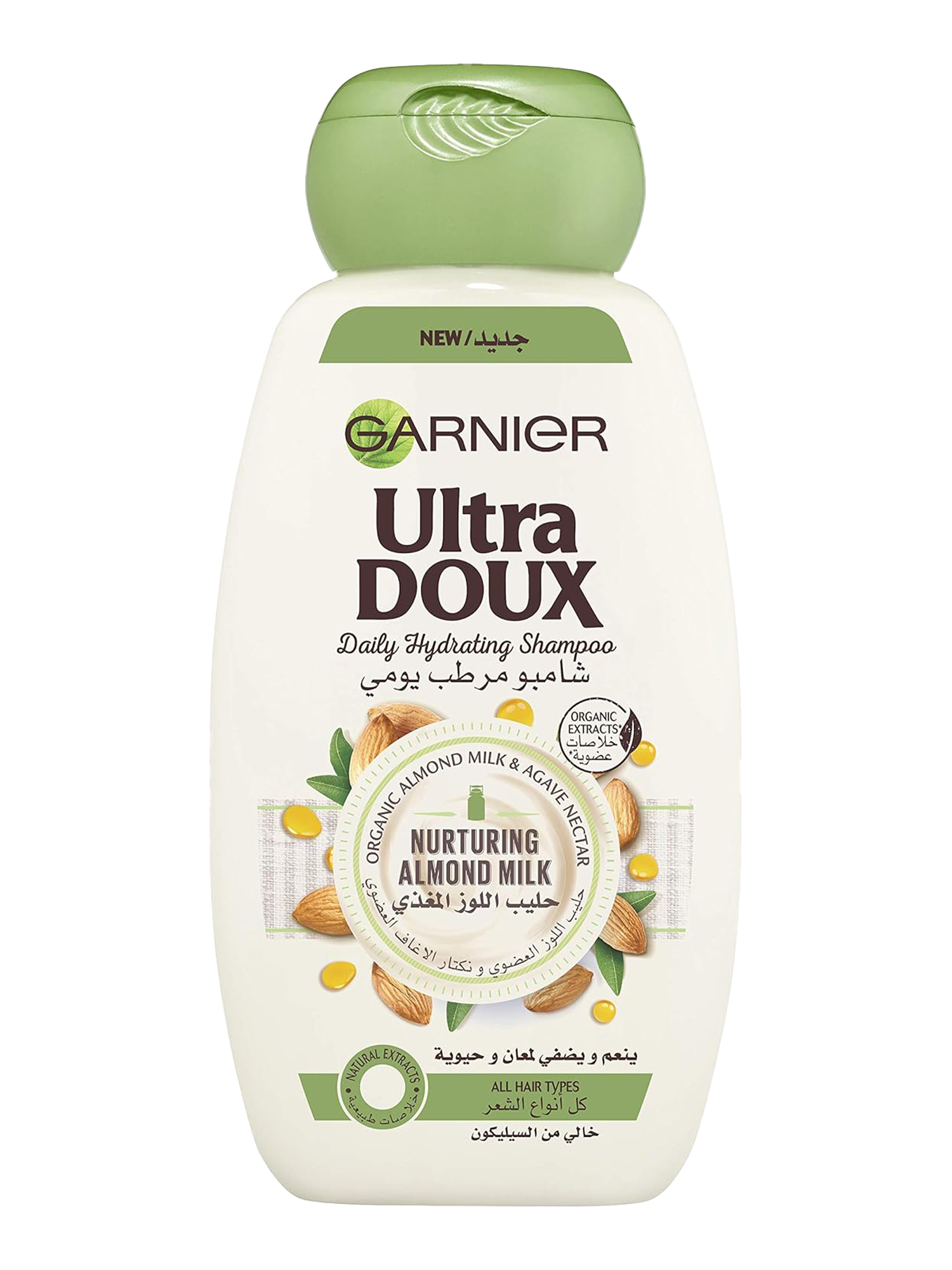 Garnier Ultra Doux Moisturizing Shampoo with Almond Milk 400ml