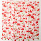 Hot Sale New Flower Printed Long Scarf 180*90cm Soft Thin Viscose Shawl Cotton Voile with Tassel Sweet Summer Ladies Headscarf