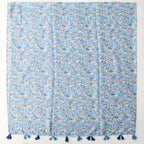 Wholesale New Summer Soft Flower Pattern Cotton Feeling Head Wraps Scarf Muslim Women Elegant Floral Printed Hijabs Shawls
