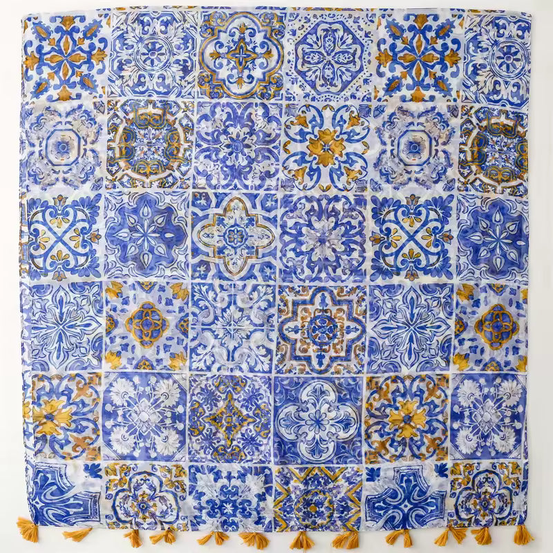 Wholesale Summer Breathable Lightweight Ladies Cotton Voile Bawal Shawls Custom Design Floral Printed Muslim Women Printed Scarf