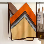 Newest Arrival Luxury Designer Inspired Viscose Printed Scarves Shawls Women Stylish Geometric Pattern Head Scarf Beach Stoles