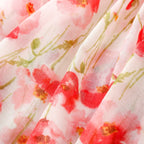 Hot Sale New Flower Printed Long Scarf 180*90cm Soft Thin Viscose Shawl Cotton Voile with Tassel Sweet Summer Ladies Headscarf