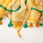 Yitao scarf new Japanese style small fresh color matching cotton and linen scarf literary Mori girl travel sun protection shawl silk scarf