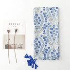 Traditional Chinese clothing with cotton and linen scarf, retro literary and artistic ethnic style flower Bali silk scarf, travel shawl